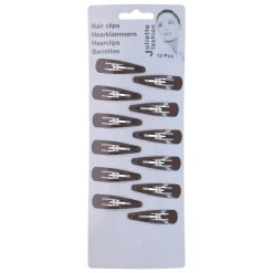 Haarspangen Metall 5 cm 12er Set