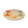 Halma Brettspiel Holz 20 cm natur