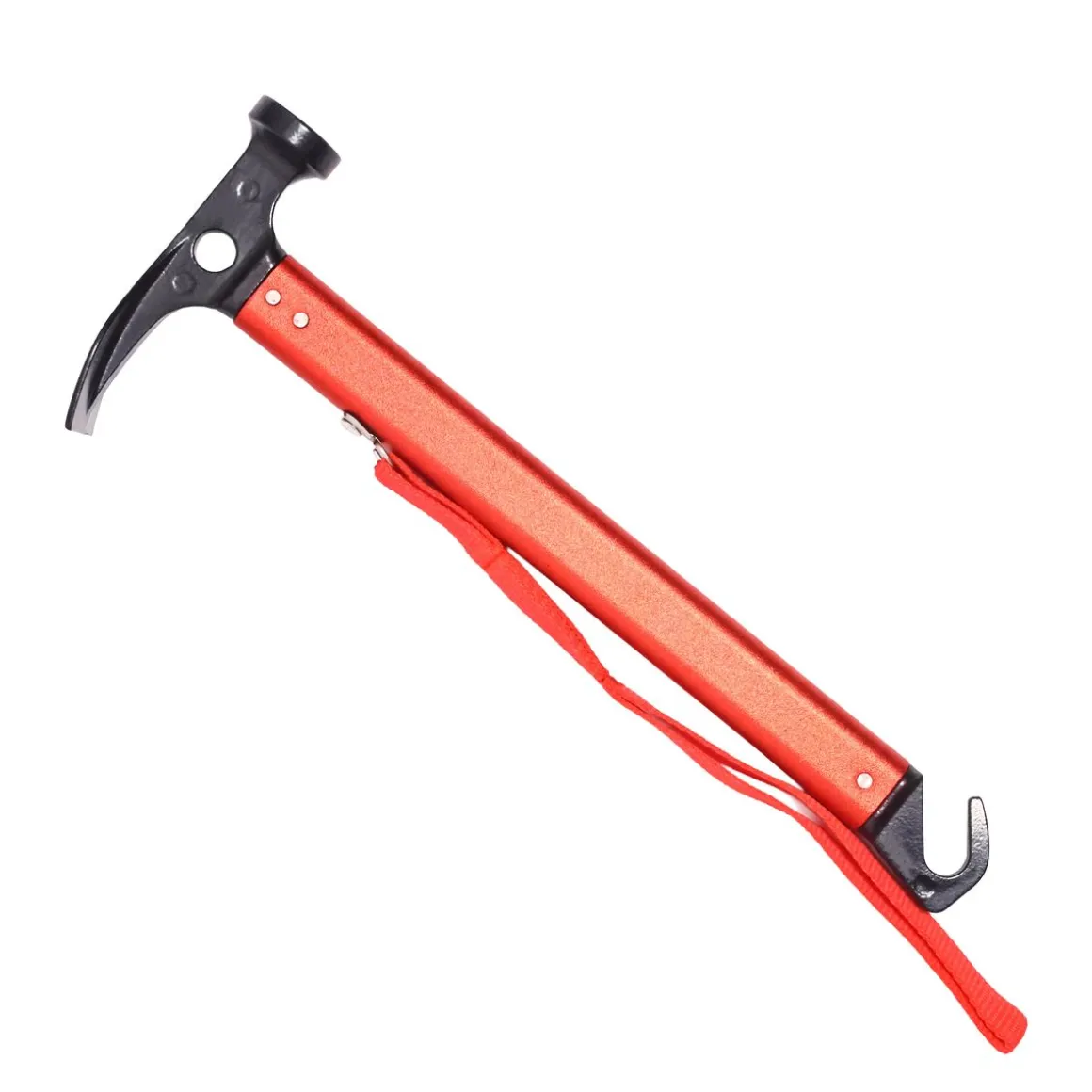 Hammer Zelthammer Stahl 32 cm rot
