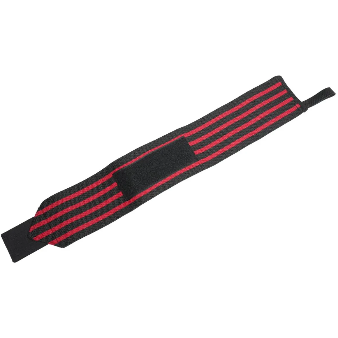 Handgelenkbandage für Krafttraining 2er Set schwarz/rot