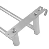 Handtuchhalter 2 Stangen 50 - 90 cm silber