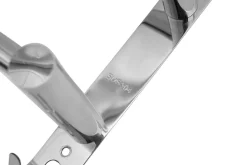 Handtuchhalter 2 Stangen 50 - 90 cm silber