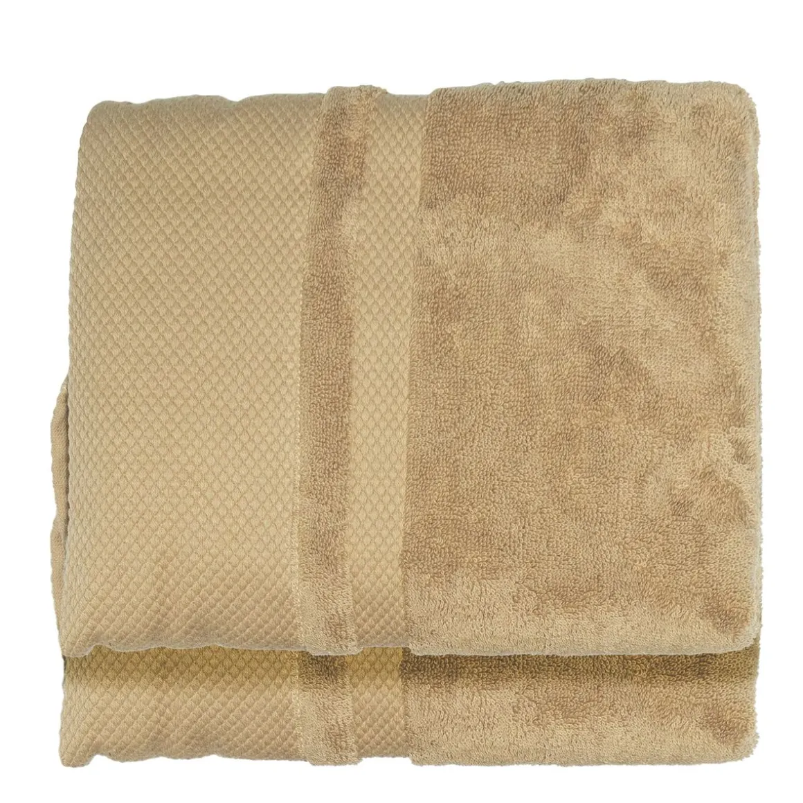 Handtuch 50 x 100 cm 2er Set beige