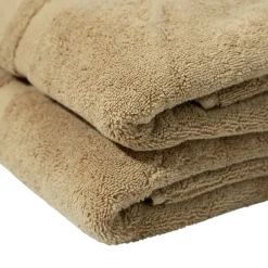 Handtuch 50 x 100 cm 2er Set beige