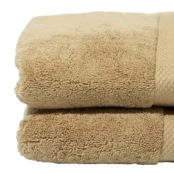 Handtuch 50 x 100 cm 2er Set beige