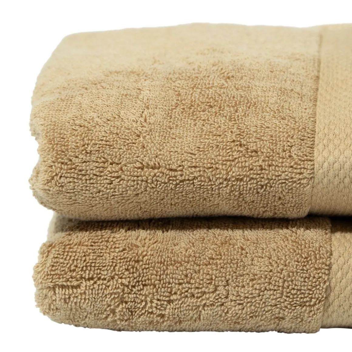 Handtuch 50 x 100 cm 2er Set beige