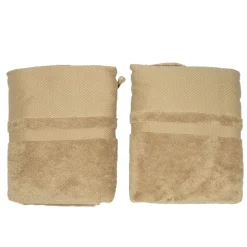 Handtuch 50 x 100 cm 2er Set beige