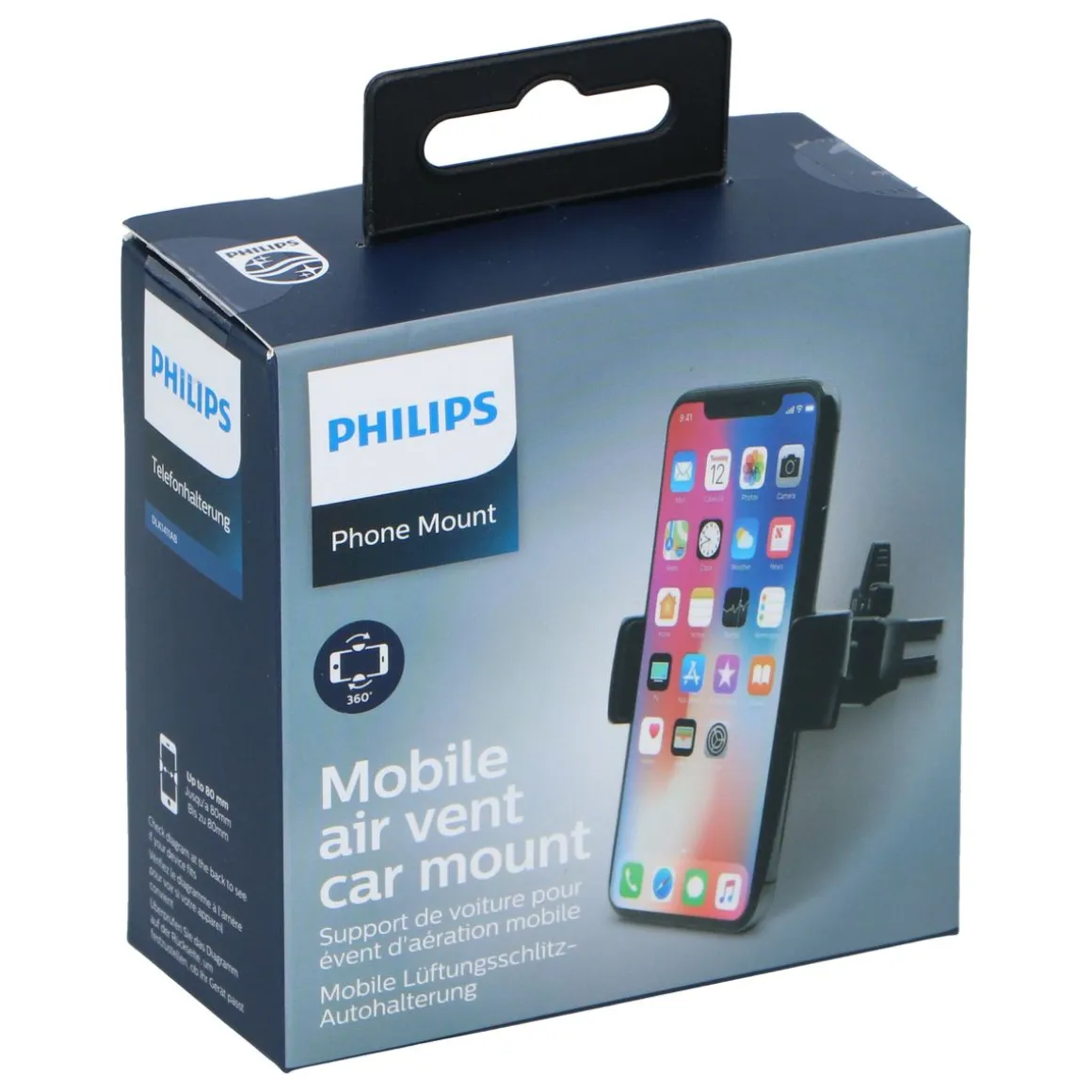Handyhalterung Auto PHILIPS schwarz