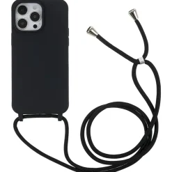 Handyhülle mit Band iPhone 16 Pro schwarz