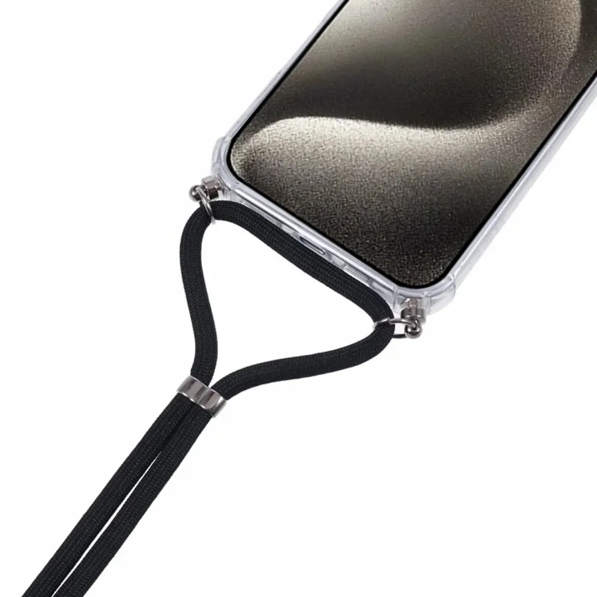 Handyhülle mit Band iPhone 16 Pro Max transparent
