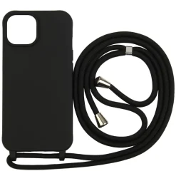 Handyhülle mit Band iPhone 15 Pro schwarz