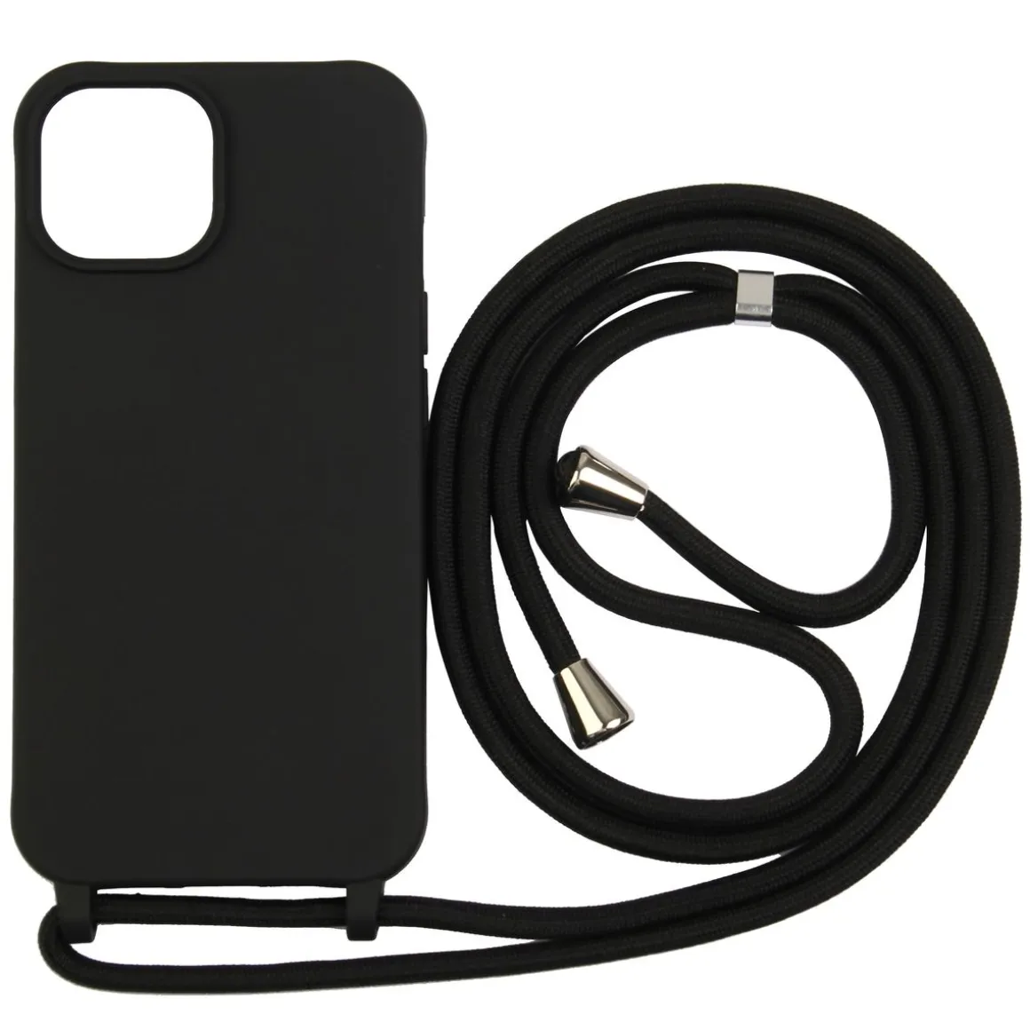 Handyhülle mit Band iPhone 15 Pro schwarz