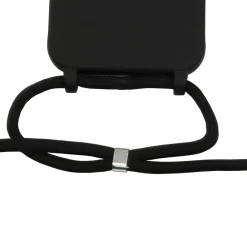 Handyhülle mit Band iPhone 15 schwarz