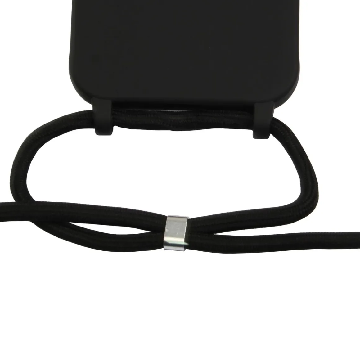Handyhülle mit Band iPhone 15 schwarz