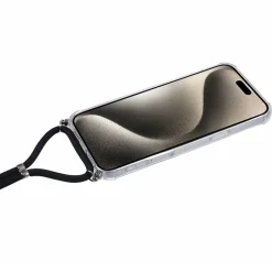 Handyhülle mit Band iPhone 16 transparent