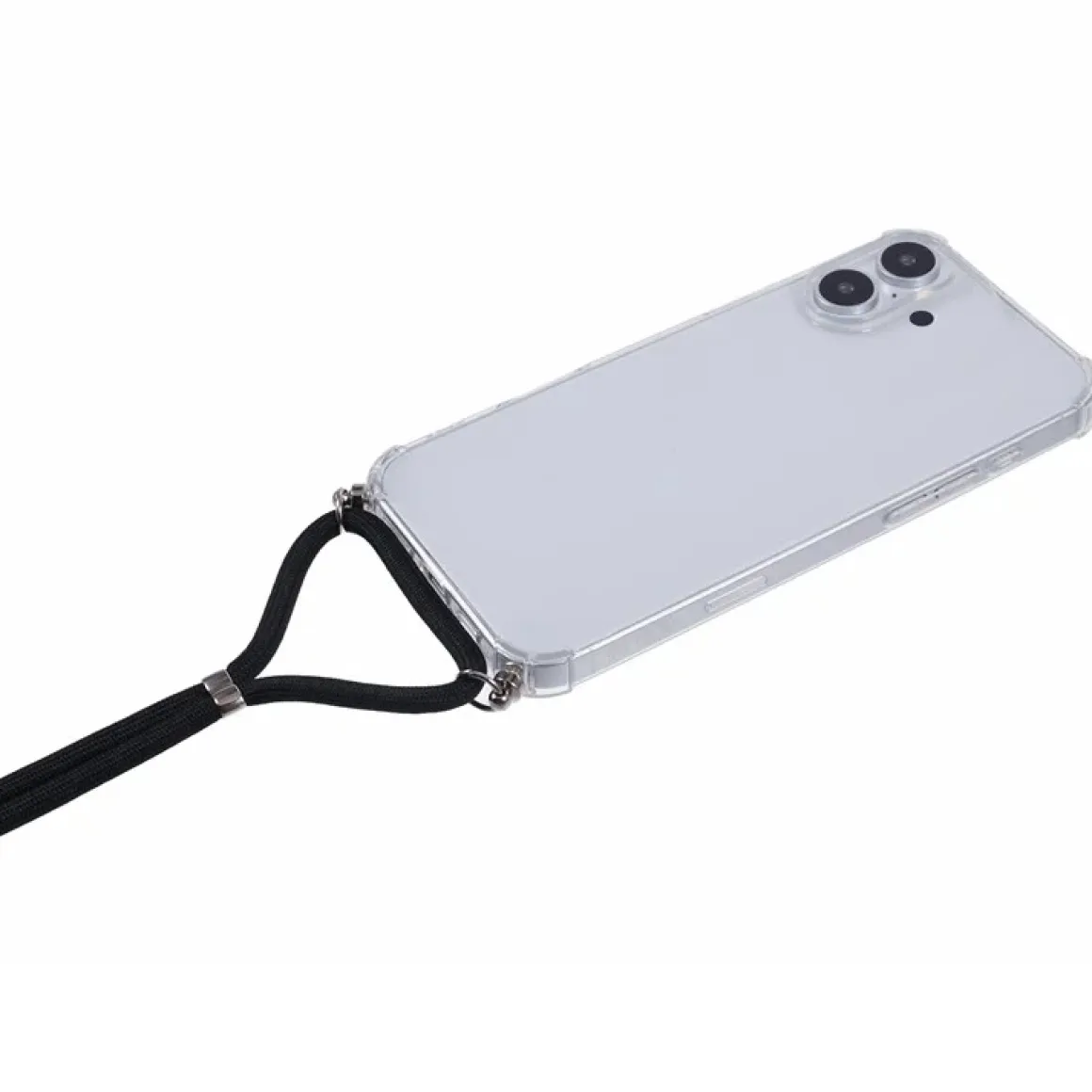 Handyhülle mit Band iPhone 16 transparent