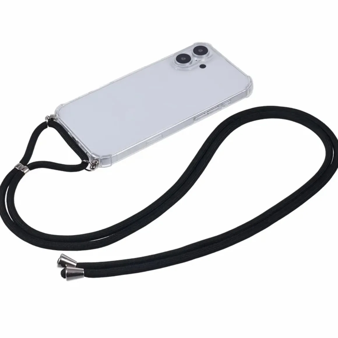 Handyhülle mit Band iPhone 16 transparent