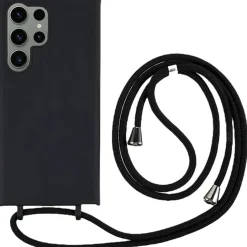 Handyhülle mit Band Samsung S24 Ultra schwarz
