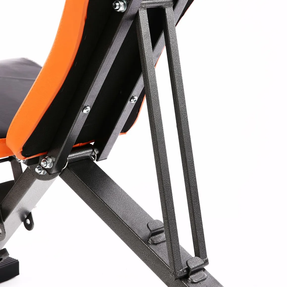 Hantelbank verstellbar schwarz/orange