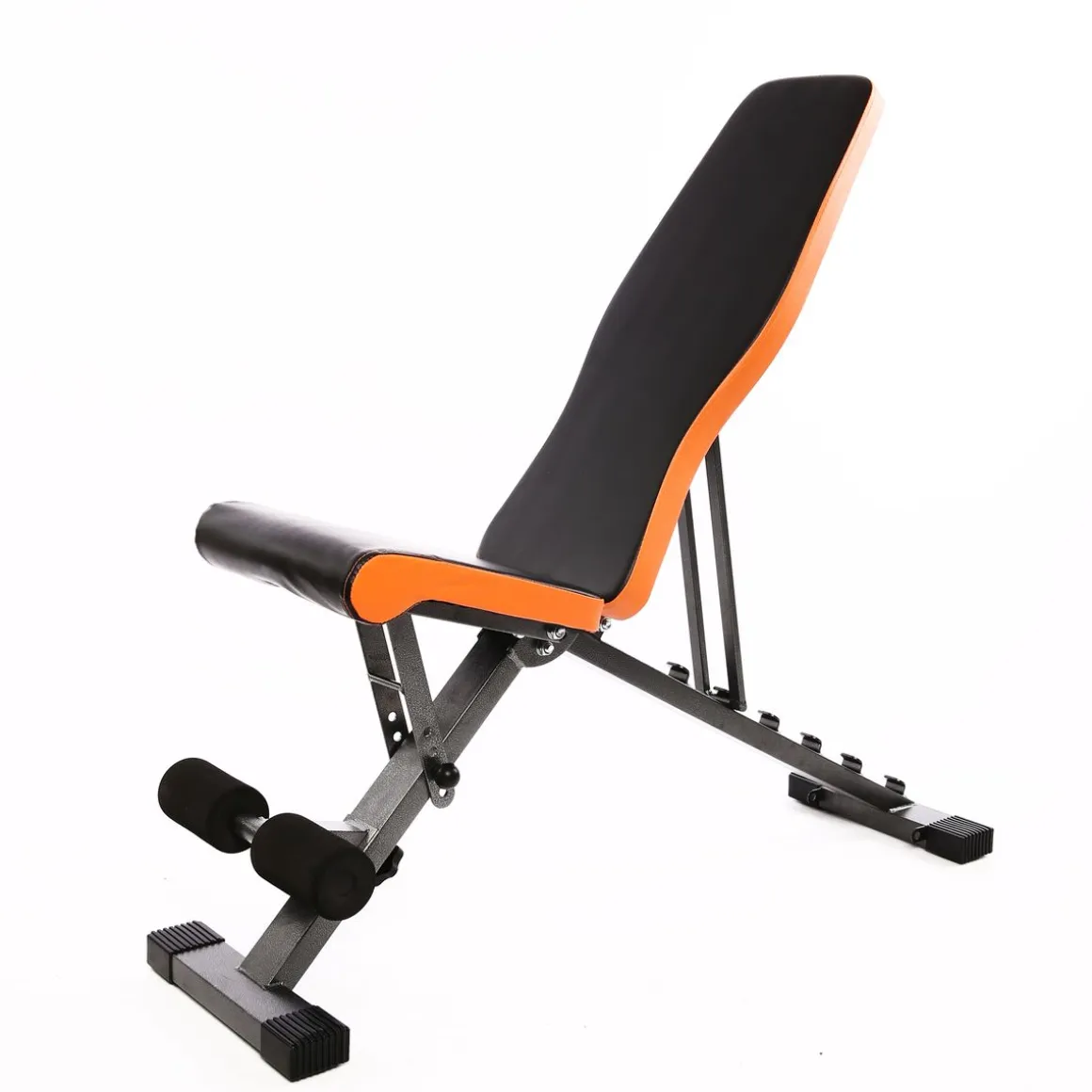 Hantelbank verstellbar schwarz/orange