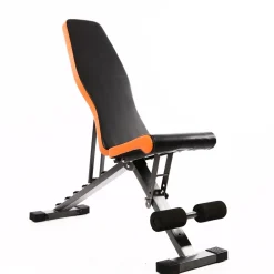 Hantelbank verstellbar schwarz/orange