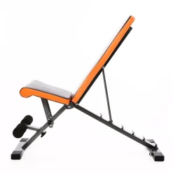 Hantelbank verstellbar schwarz/orange