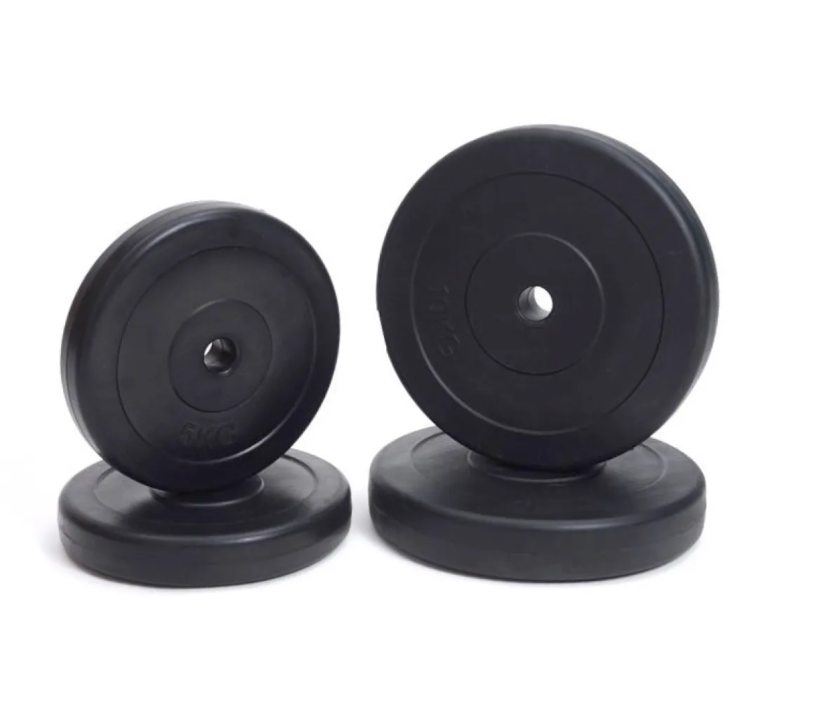Hantelscheibe Kunststoff 2 x 5 kg + 2 x 10 kg