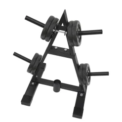 Hantelscheibenständer STATUMEN 4 Aufnahmen 25 mm schwarz