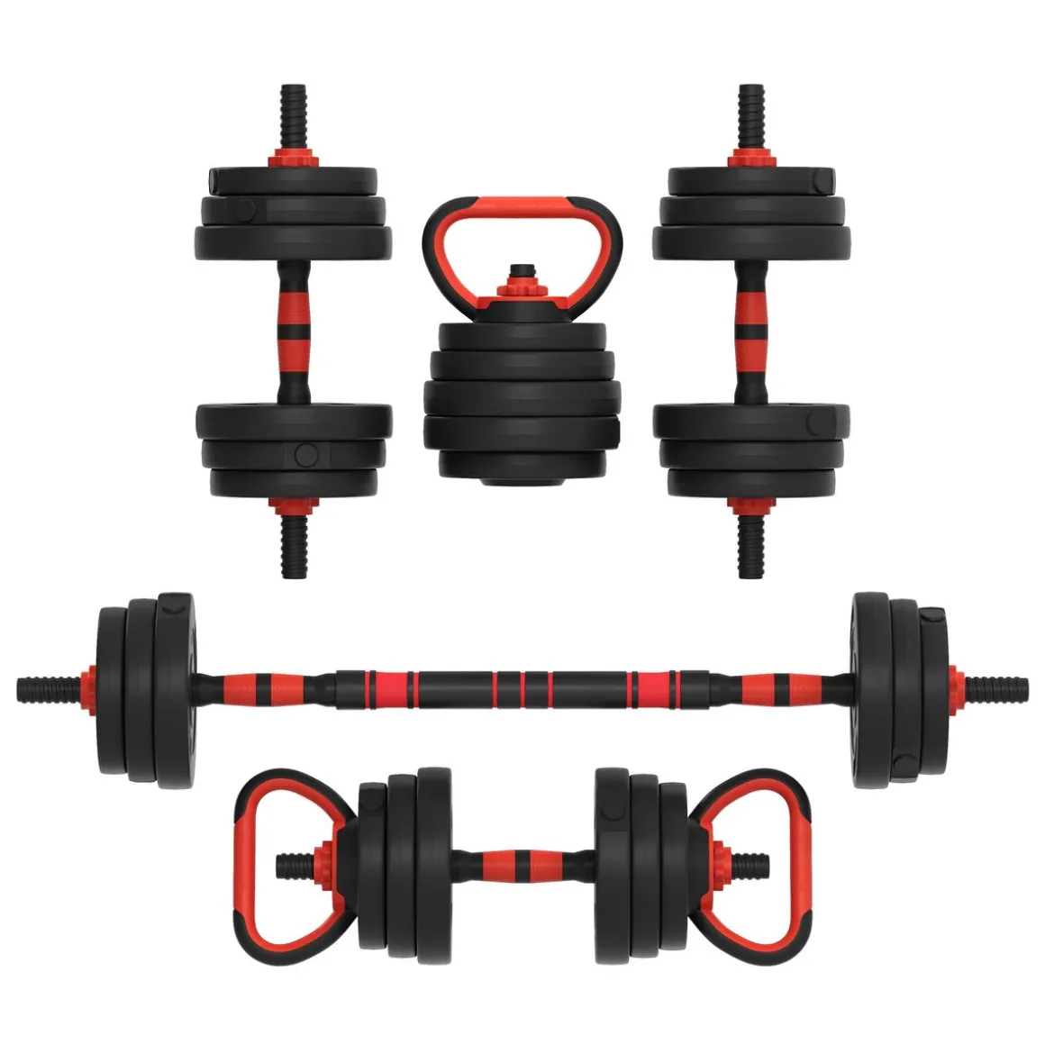 Hantelset 3-in-1 20 kg