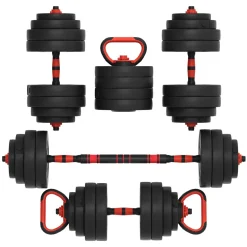 Hantelset 3-in-1 40 kg