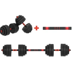 Hantelset 3-in-1 40 kg