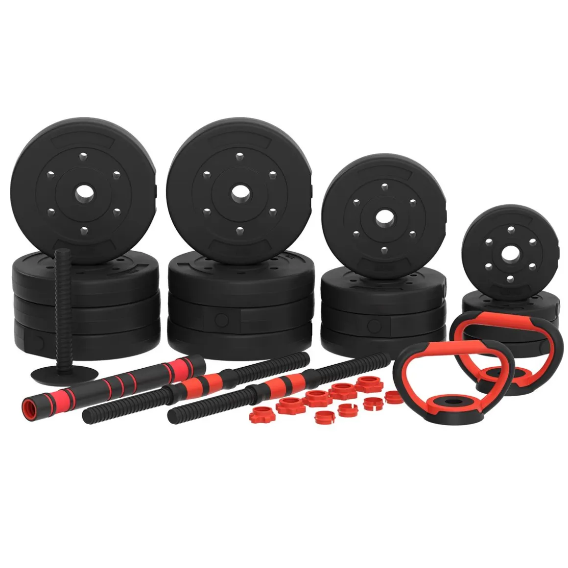 Hantelset 3-in-1 40 kg