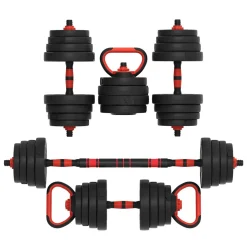 Hantelset 3-in-1 30 kg