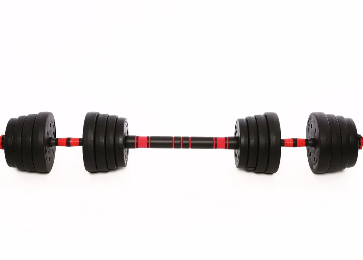 Hantelset Kurz- und Langhantel 30 kg