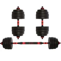 Hantelset Kurz- und Langhantel 40 kg
