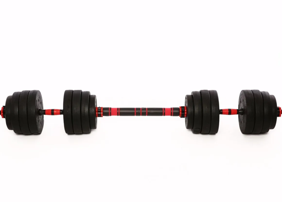 Hantelset Kurz- und Langhantel 40 kg