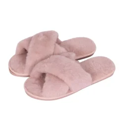 Hausschuhe aus Plüsch Grösse 36-37 rosa