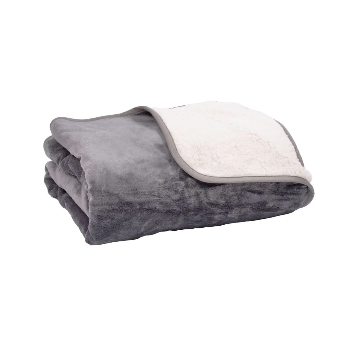 Haustierdecke 150 x 120 cm weiss/grau