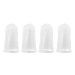 Haustier Fingerzahnbürste Silikon 5 cm 4er Set