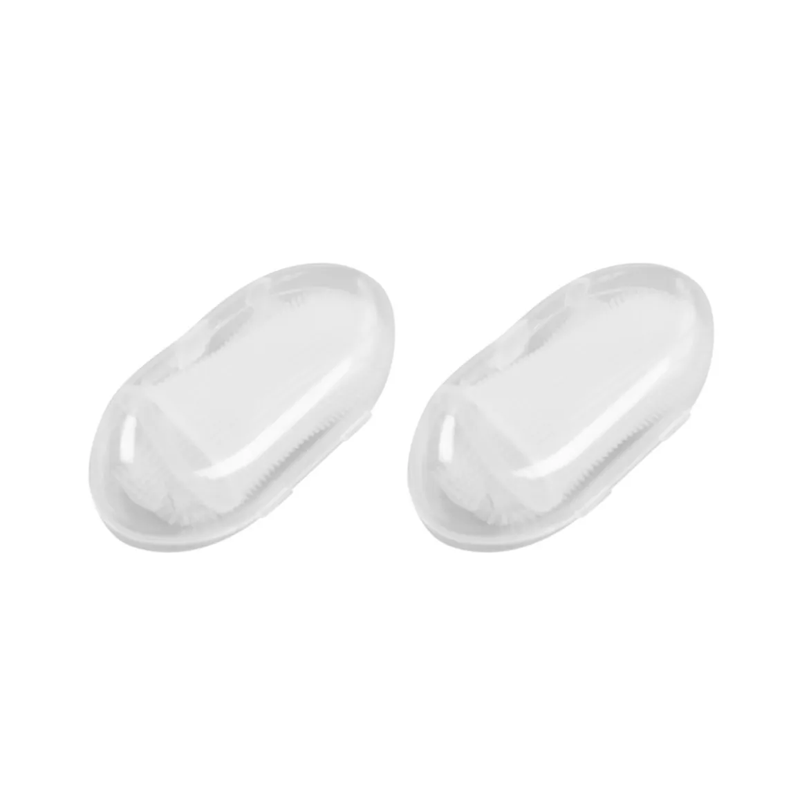 Haustier Fingerzahnbürste Silikon 5 cm 4er Set