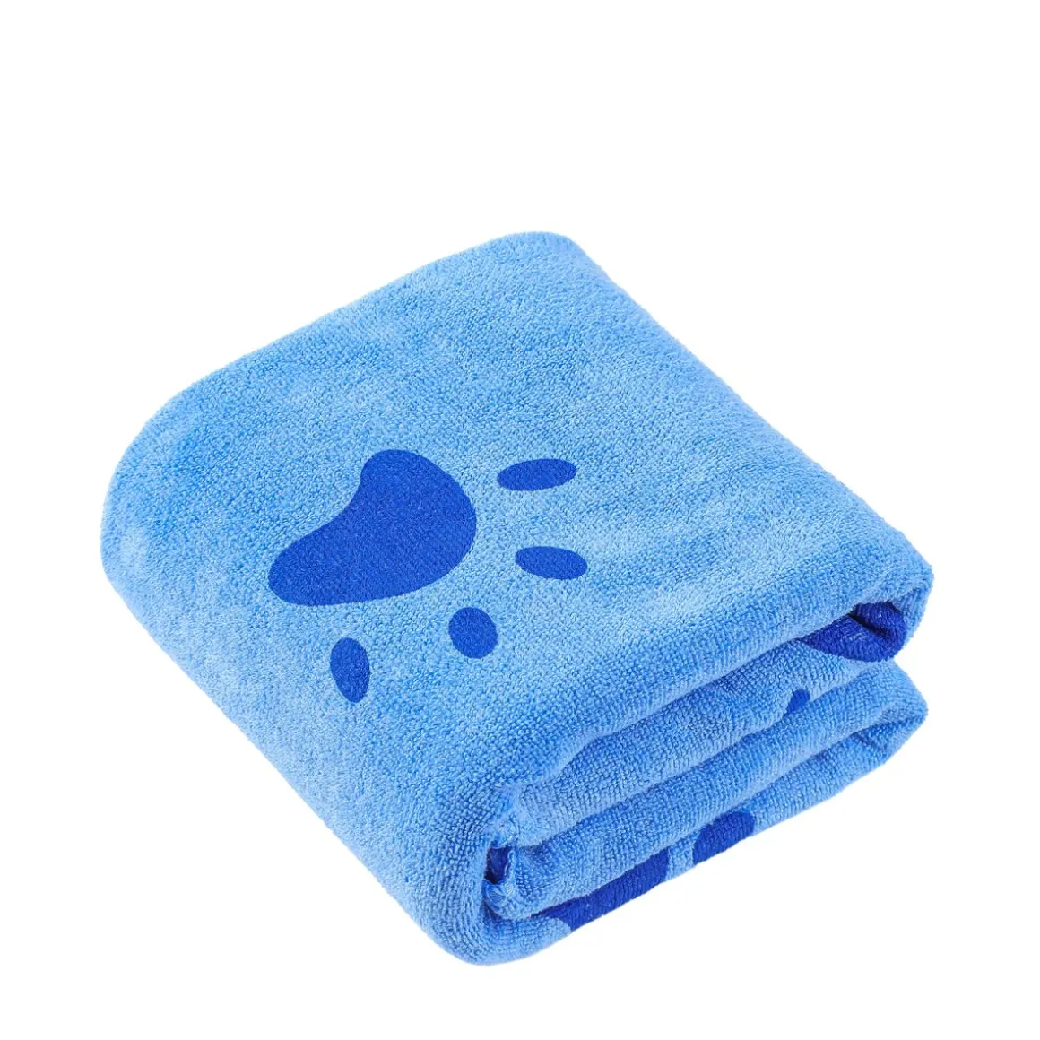 Haustier Handtuch Mikrofaser 2er Set 70 x 140 cm blau