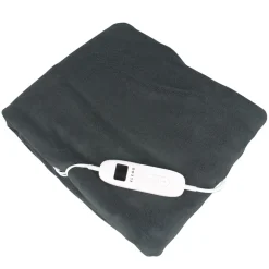 Heizdecke elektrisch 180 x 130 cm grau