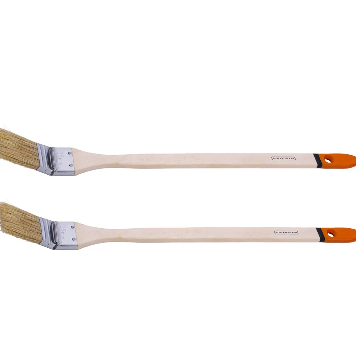 Heizkörperpinsel Set Holz 2-teilig natur