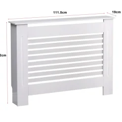 Heizkörperverkleidung 111.5 cm weiss