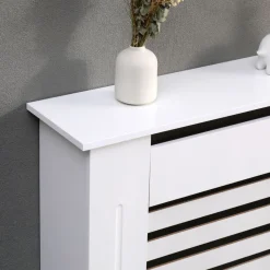 Heizkörperverkleidung 111.5 cm weiss