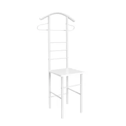 Herrendiener Kleiderständer 43 x 119 cm weiss