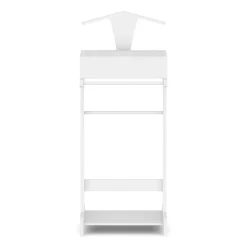 Herrendiener Kleiderständer VIRELlE 44 x 110 cm weiss