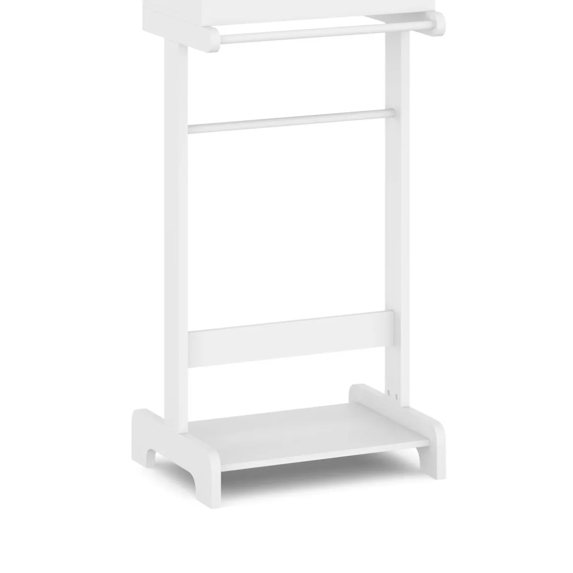 Herrendiener Kleiderständer VIRELlE 44 x 110 cm weiss
