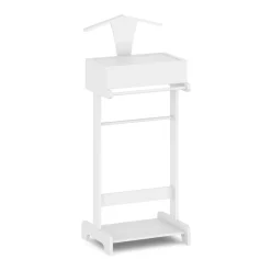 Herrendiener Kleiderständer VIRELlE 44 x 110 cm weiss