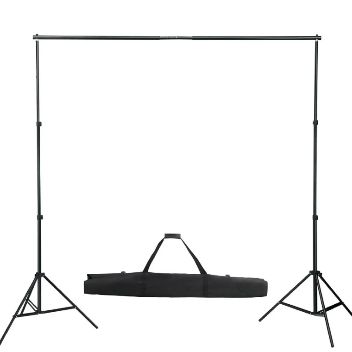 Hintergrundsystem mit 3x3 m Hintergrundstoff inkl. Stativ